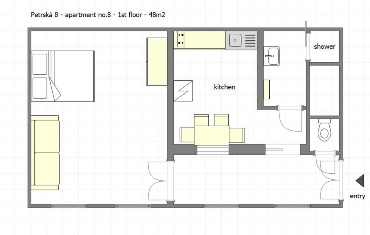 Peter'S Tower Apartments Prague Luaran gambar
