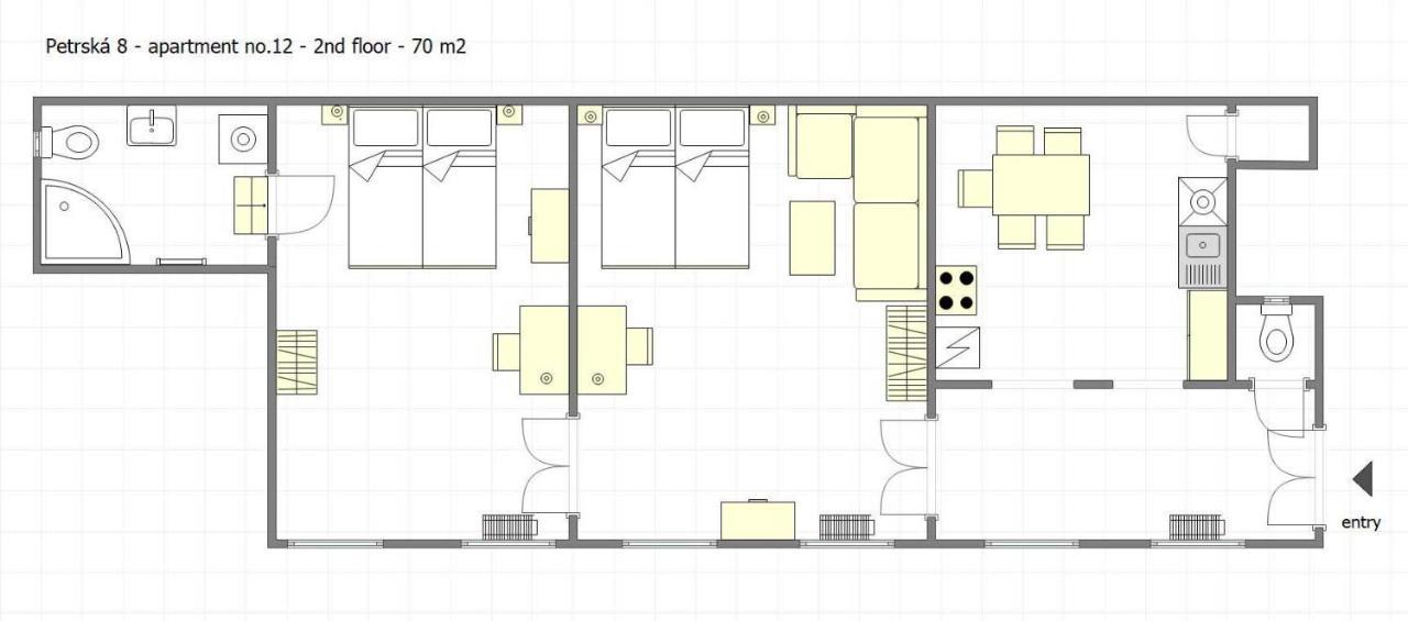 Peter'S Tower Apartments Prague Luaran gambar